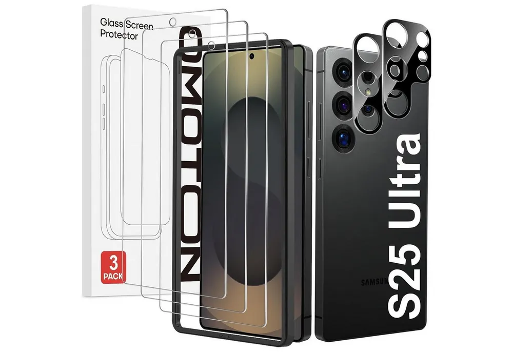 LuxusKollektion Displayschutzglas Panzerglas S25 Ultra Kameraschutz Samung Galaxy S25 Ultra 6,9 Zoll