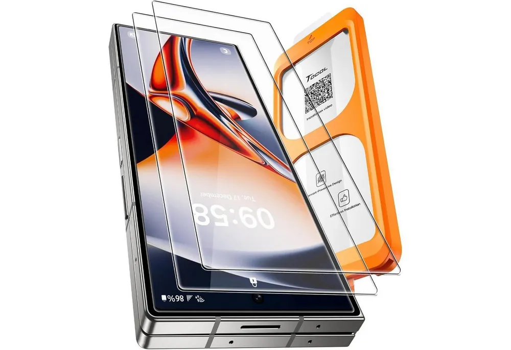LuxusKollektion Displayschutzglas Panzerglas Z Fold 7 9H Autoinstallation Stoßfest Z Fold 7 Schutzglas