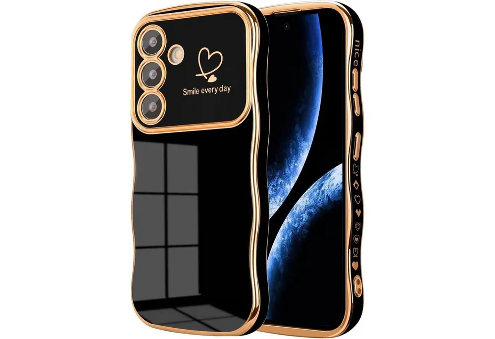 LuxusKollektion Handyhülle Handyhülle A56 5G Silikon Kameraschutz Samsung Galaxy A56 5G Schwarz