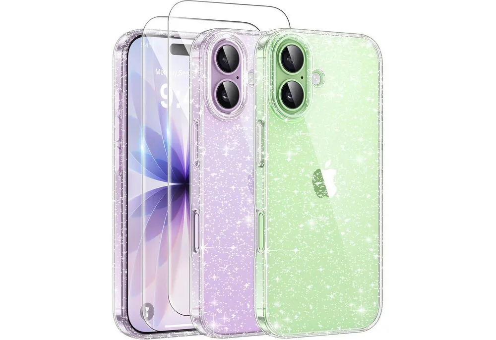 LuxusKollektion Handyhülle Handyhülle iPhone 17 Klar Glitzer TPU Stoßfest iphone 17 Trasparente