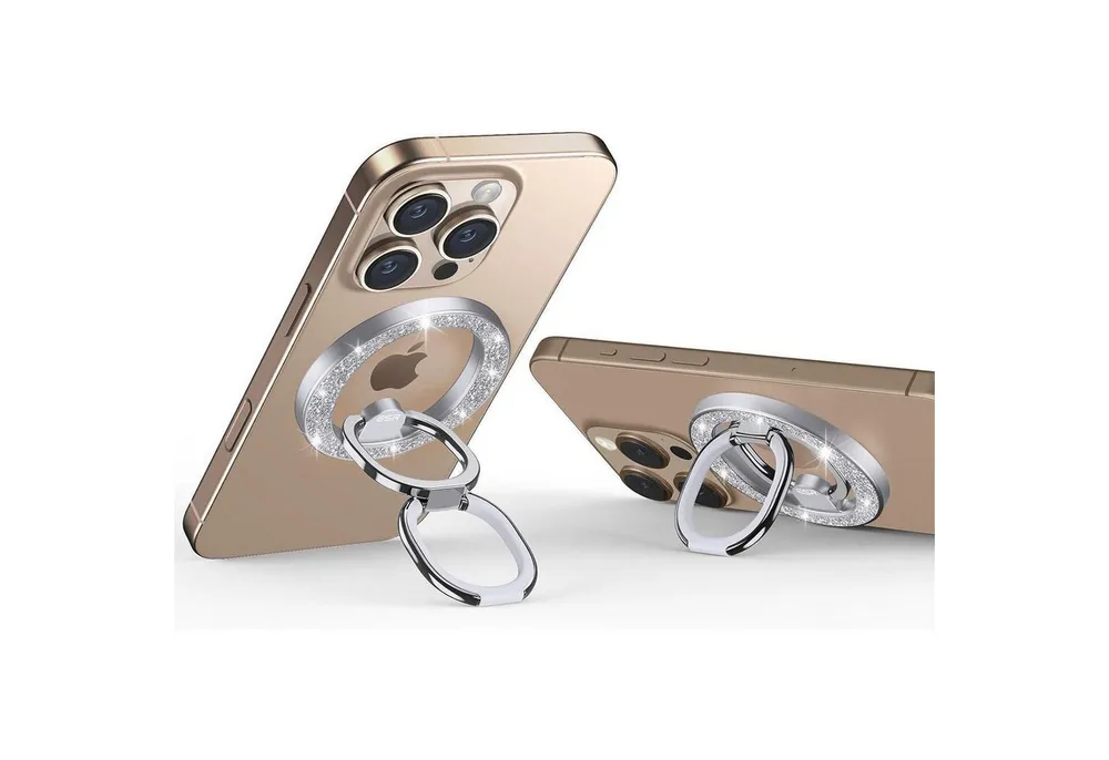 LuxusKollektion Smartphone-Halterung MagSafe Ringhalter Rhinestone Silver