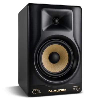 M-Audio Forty Sixty 6,5-Zoll-Studiomonitor-Lautsprecher für Produktion und Mischung, Bluetooth, 100 W, Schwarz