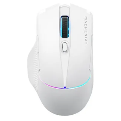Ratón Machenike L8 Pro RF Wireless Bluetooth USB 26000 DPI Weiß Beleuchtung