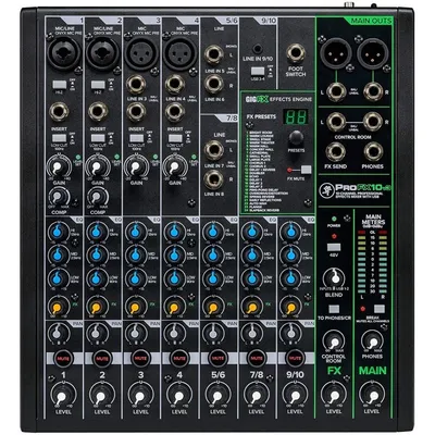 Mackie ProFX10v3 Professioneller Effektmixer