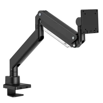 Maclean MC-968 Doppelarm-Monitorhalterung mit Gasfeder, 17-57", 27 kg, Schwerlastausführung, volle Bewegungsfreiheit, VESA Max 200 x 200