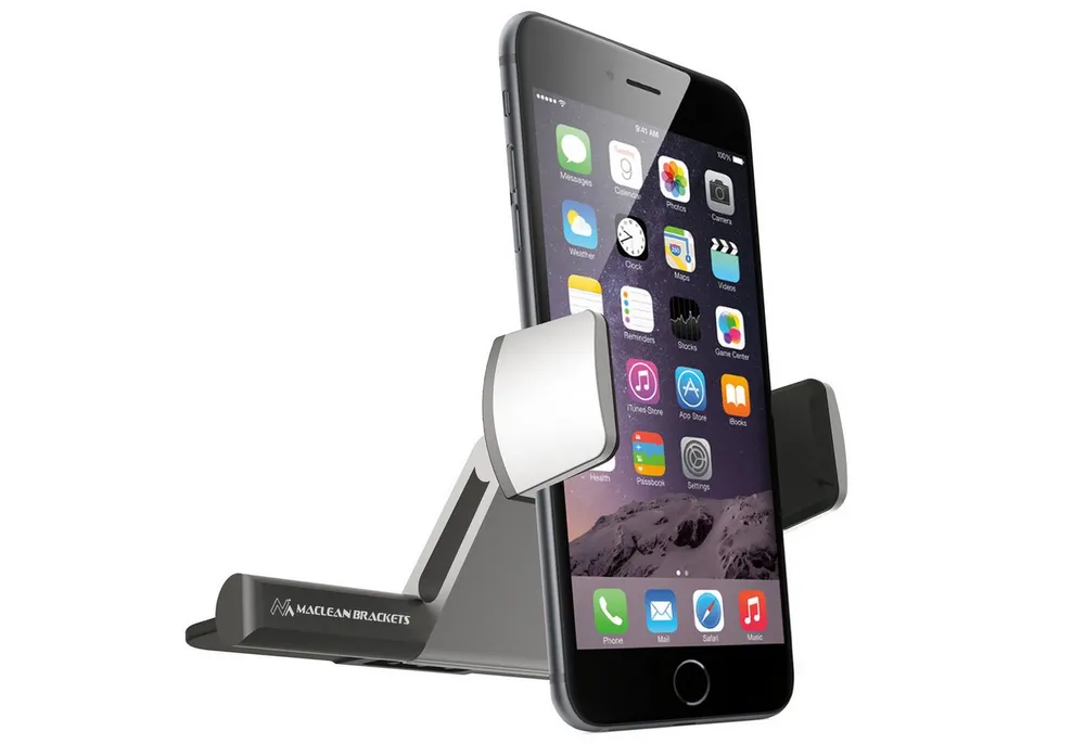 Maclean Handy-Halterung MC-782 Auto Handyhalterung CD-Fach Smartphone Halter, (1-tlg., Universal 58–87 mm 360° drehbar für Smartphone & Navi)