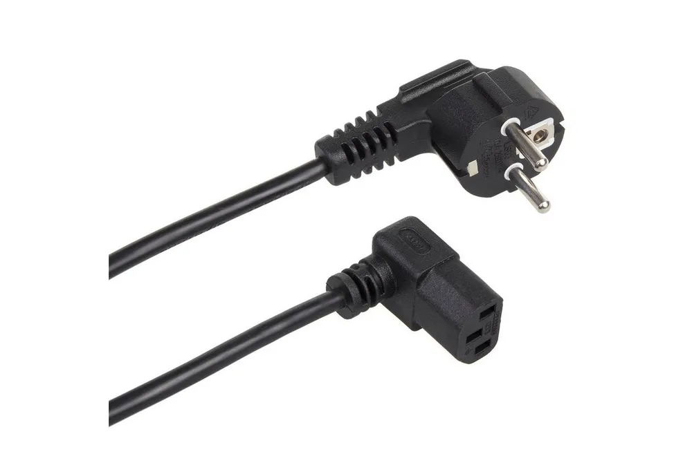Maclean Kaltgerätekabel für PC, Monitor, Drucker & TV Netzkabel, (300 cm), Kaltgerätekabel Netzkabel 3-Pin Schutzkontakt