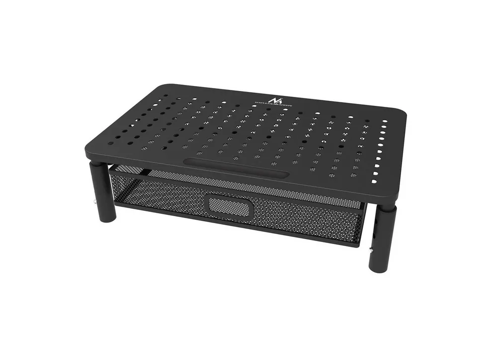 Maclean Laptop-Ständer MC-947, (bis 32,00 Zoll, 1-tlg., Laptop-Monitorständer mit Schublade verstellbar 13-32)