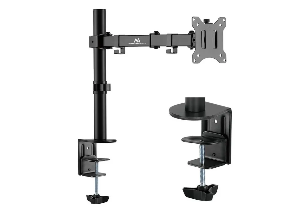 Maclean Monitor-Halterung MC-883, (bis 32 Zoll, Full Motion Monitor Tischhalterung für 17 " bis 32)
