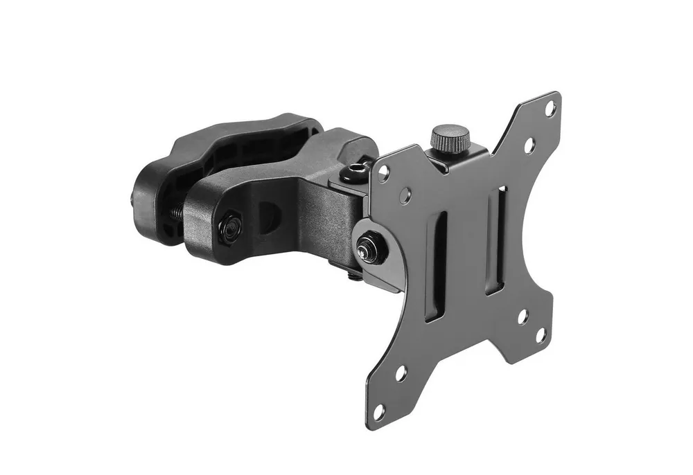 Maclean Monitor-Halterung MC-983 für 17–32″ Pfosten‑/Rohrhalterung 28–60 mm, (bis 32,00 Zoll, 1-tlg., bis 8 kg • VESA 75×75/100×100 • neigbar & schwenkbar)