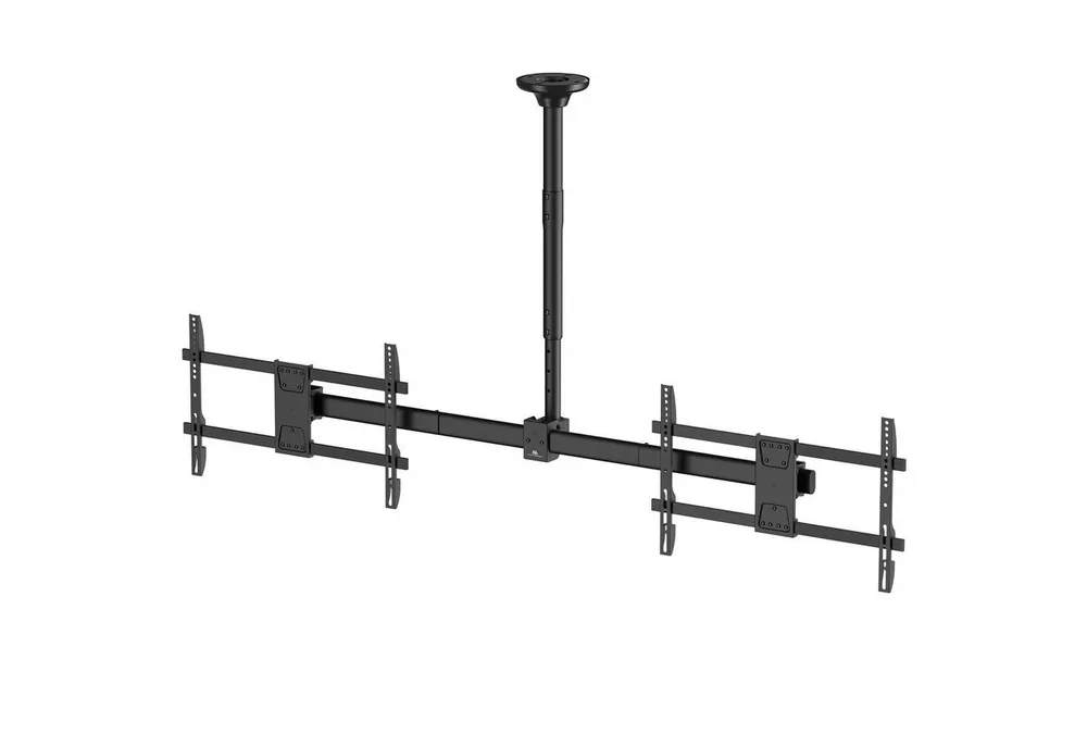 Maclean TV-Deckenhalterung MC-111 B Deckenhalterung für 2 TVs 34-60'' max. 2x40kg,