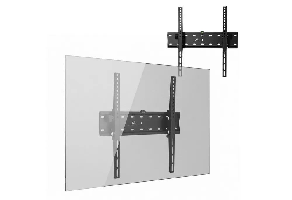 Maclean TV-Wandhalterung MC-665 für TV 32–75 Zoll bis 40kg, (bis 75,00 Zoll, VESA 100x100–400x400 neigbar verstellbar +12°/-12)