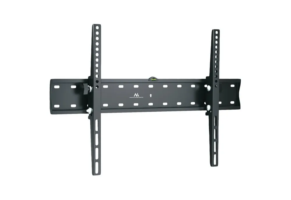 Maclean TV-Wandhalterung MC-668 Flach neigbar, VESA bis 600x400, 37–85", bis 40 kg, (bis 85,00 Zoll, mit Pulverbeschichtung und integrierter Wasserwaage)