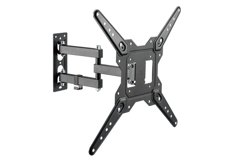Maclean TV-Wandhalterung MC-701N, (bis 55,00 Zoll, Schwenkbare TV-Halterung für TVs 23-55 bis zu 30kg)