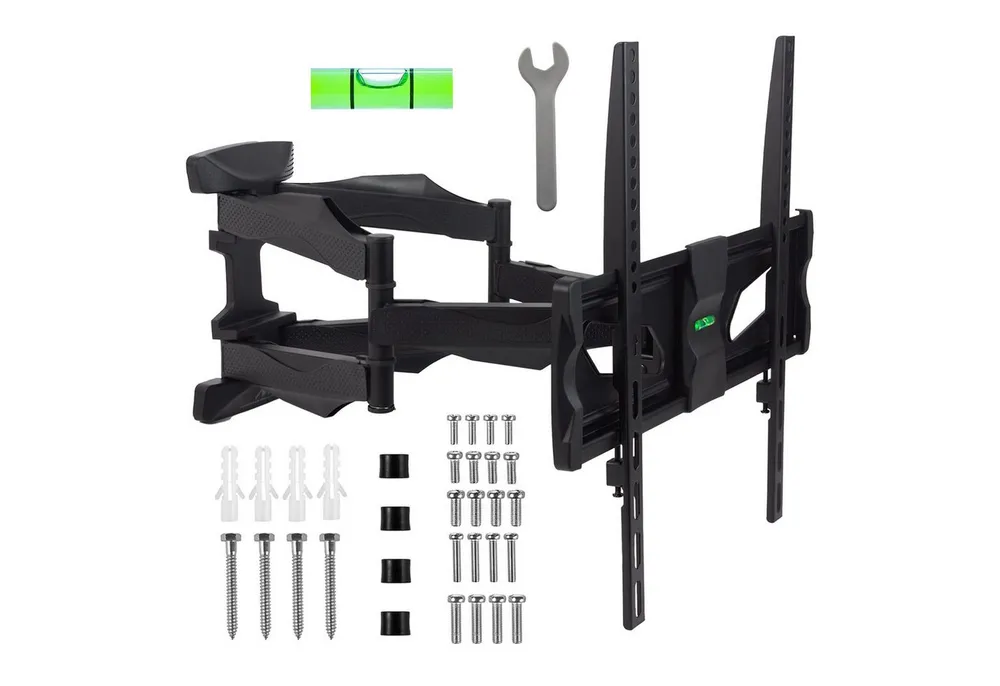 Maclean TV-Wandhalterung MC-781, (bis 70,00 Zoll, Full Motion [Neigbar, Schwenkbar, Drehbar], Kabelmanagement-System)