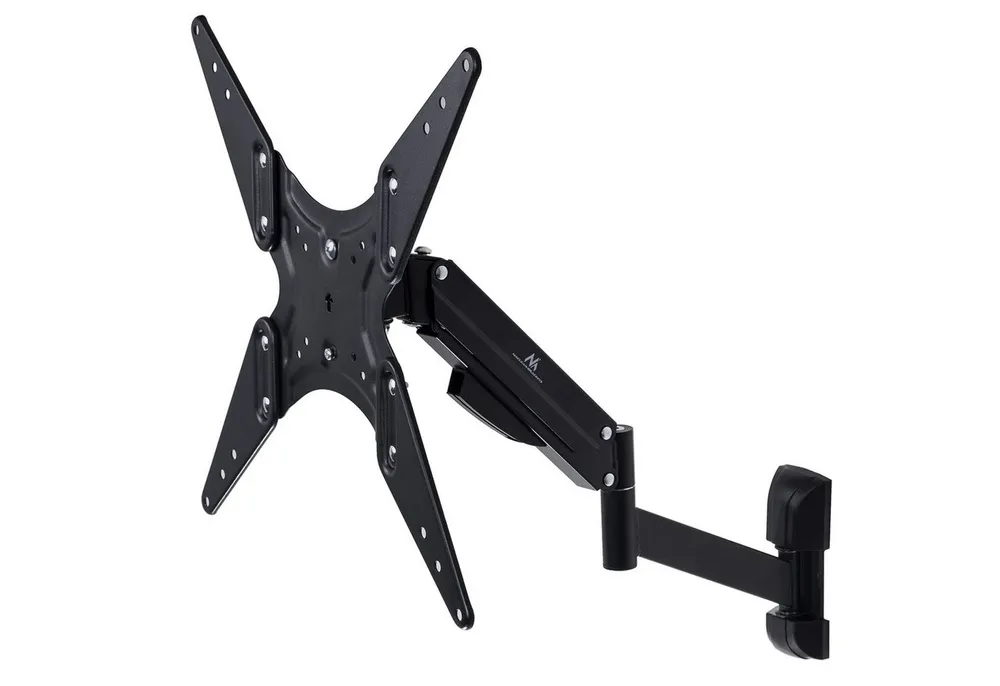 Maclean TV-Wandhalterung MC-784 2 Arme, Höhenverstellung 25cm, (bis 55,00 Zoll, Schwenkbare TV-Aufhängung für LED 32-55)