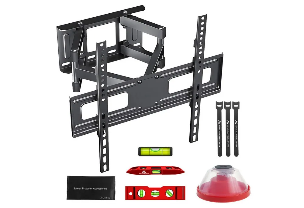 Maclean TV-Wandhalterung MC-788, (bis 75 Zoll, TV-Halterung 32-75'' 50kg einstellbar)