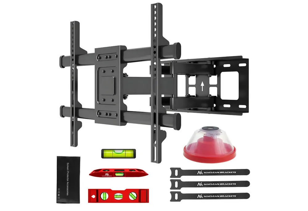 Maclean TV-Wandhalterung MC-789, (bis 85 Zoll, TV-Wandhalterung 32-85'' 60kg einstellbar)