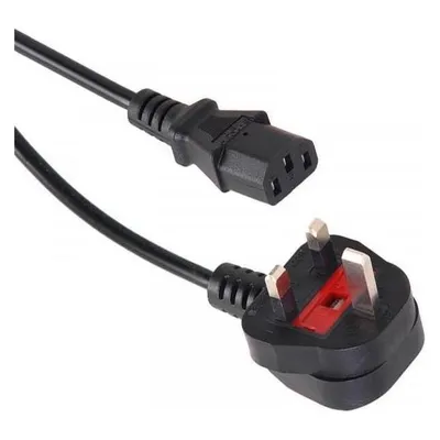 Maclean MCTV-807 - Maclean-Stromkabel, 3-polig, GB-Stecker, 3 m