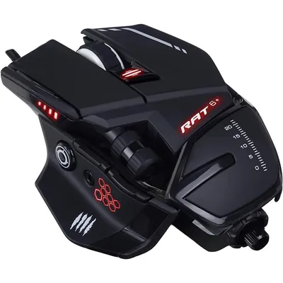 Mad Catz R.A.T. 6+ Gaming-Maus 12000DPI RGB Schwarz