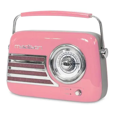 Tragbares Radio Madison Sound FREESOUND-VR40P FM 30W Rosa