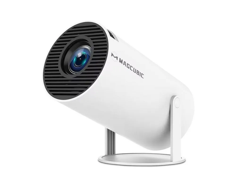 Magcubic Magcubic Tragbarer Projektor Beamer HY300 Pro 4K Android 11 Wifi6 BT 5 Portabler Projektor (8000 lm, 1500:1, 3840 x 2160 px, BT 5.0, 4K 1080p unterstützt)
