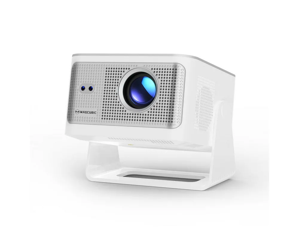 Magcubic Tragbarer Mini Projektor Beamer Hy350 Max 4K Android 14 Wifi6 BT 5.4 Portabler Projektor (600 lm, ‎7680 x 4320 px, Autofokus 6D Auto-Trapezkorrektur, 12W Lautsprecher, 180° Dreh Smart)