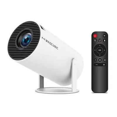 Magcubic Tragbarer Projektor Beamer HY300 Pro 4K Android 11 Wifi6 BT 5 UHD-Beamer (8000 lm, 3840 x 2160 px px, 8000 lm, 1500:1, 3840 x 2160 px, BT 5.0, 4K 1080p unterstützt)
