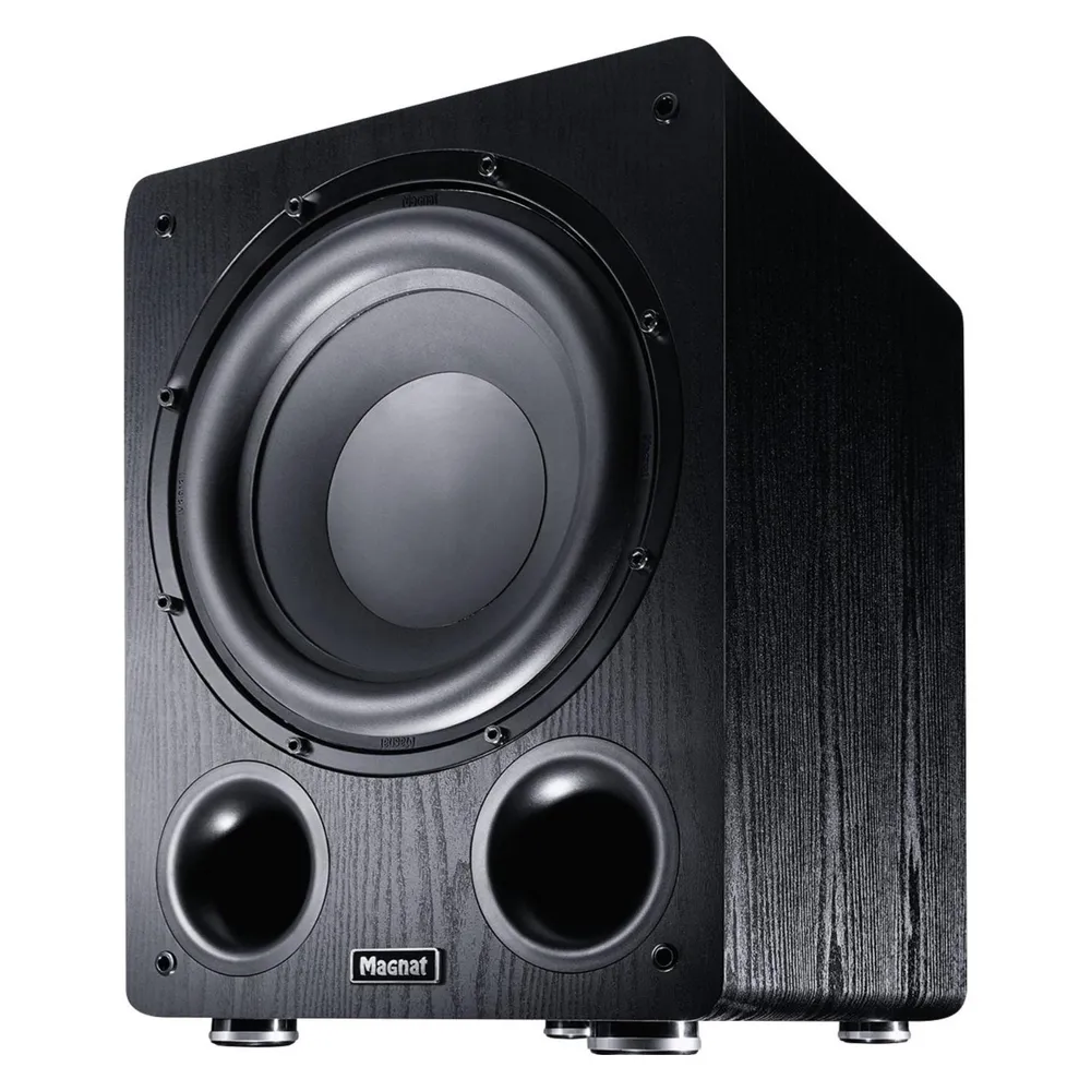 Lautsprecher Magnat Aktiver Subwoofer 120W 12" mit Klasse-D-Verstärker schwarz