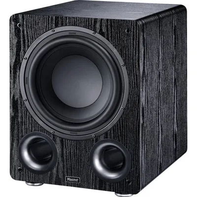 Lautsprecher Magnat Aktiver Subwoofer 120W 12" mit Klasse-D-Verstärker schwarz
