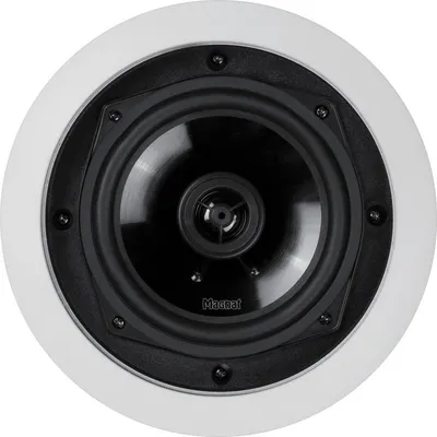 Lautsprecher Magnat Full Range 100 W rund 8 Ohm Schwarz Weiß
