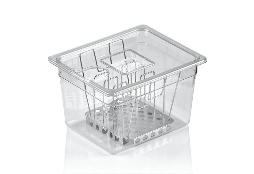 Mahlzeit Sous-Vide Garer Sous Vide Set, GN Behälter inkl. Deckel und Gestell, Verstellbar