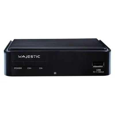 Majestic Neu DEC-665 HD USB Terrestrisch Schwarz