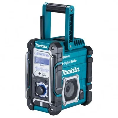 Radio Makita DMR112 FM Bluetooth IP64 4,9 W Schwarz Türkis