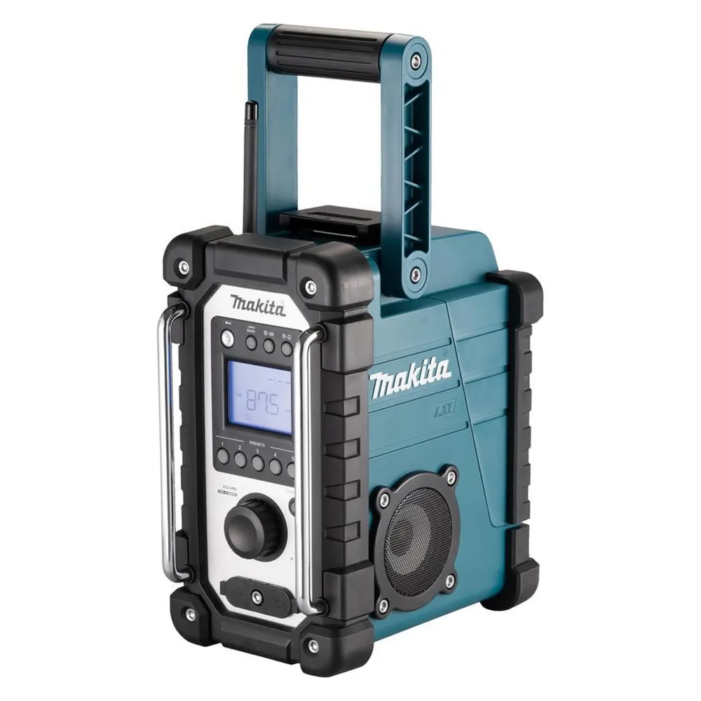 Radio Makita DMR116 Digital AM FM 37h Laufzeit IP64 Turquoise
