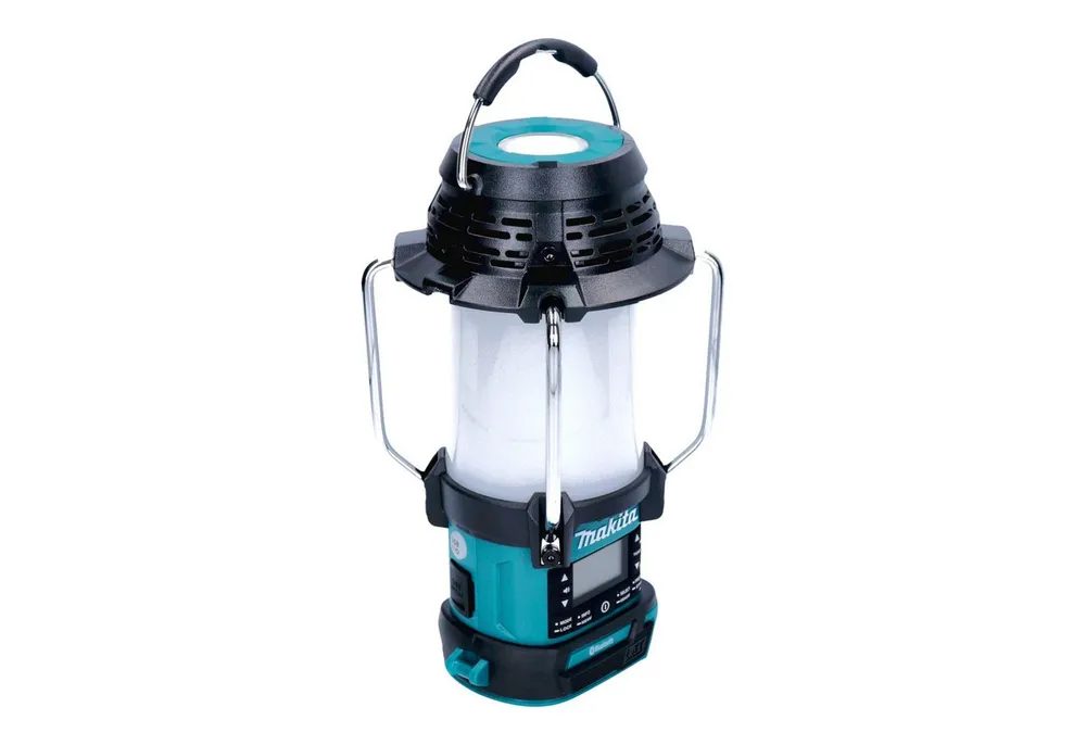 Makita DMR 056 Akku Radio 18 V FM DAB+ mit Laterne 360° Taschenlampe IP65 Baustellenradio