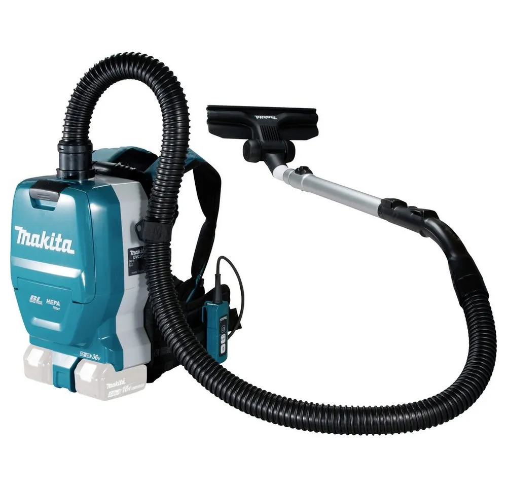 Makita Handstaubsauger Makita DVC261ZX15 Akku-Rucksackstaubsauger