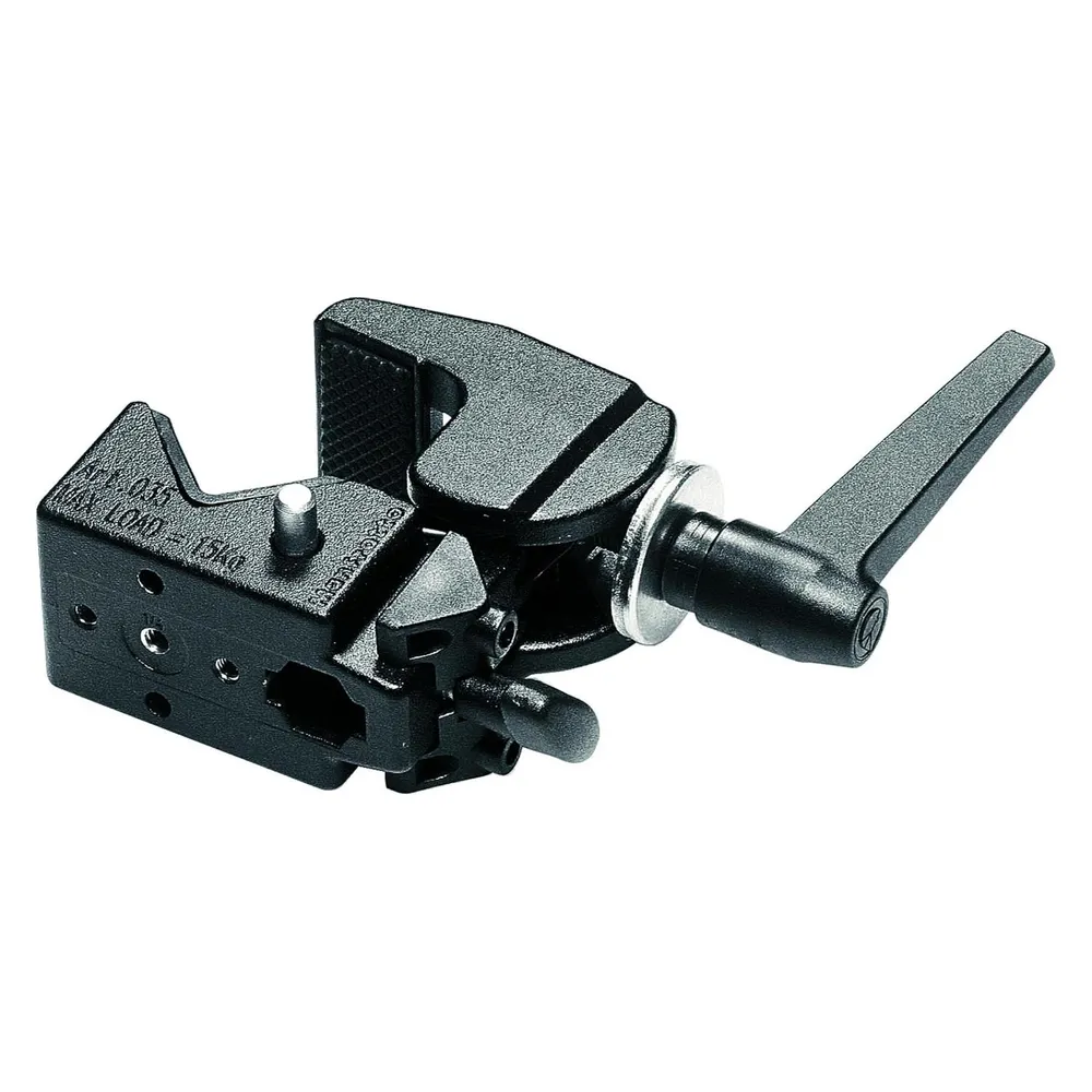 Stativzubehör Manfrotto 035C Super Clamp Aluminium 15kg Kapazität Schwarz