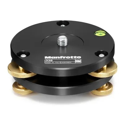 Manfrotto 338 Levelling Base Stativ Schwarz
