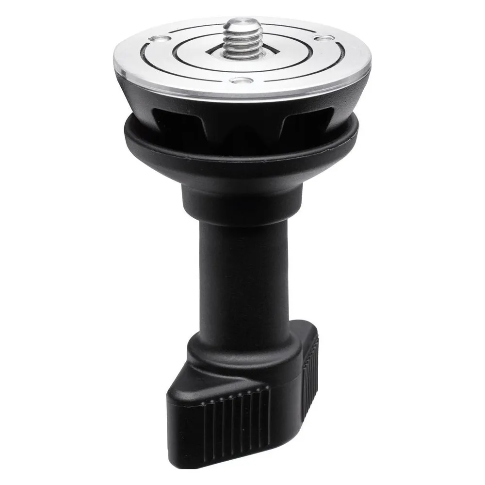 Platte für Stativkopf Manfrotto 560BALLSHX Aluminium 60 mm Schwarz Kurzgriff