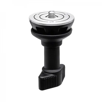 Platte für Stativkopf Manfrotto 560BALLSHX Aluminium 60 mm Schwarz Kurzgriff