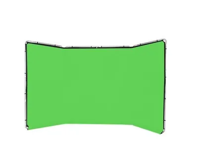 Manfrotto LB7622 Panorama Hintergrund 4m (Chromakey Grün)