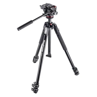 Stativ Manfrotto MK190X3-2W Aluminium 3-teilig Schnellwechsel Fluidkopf