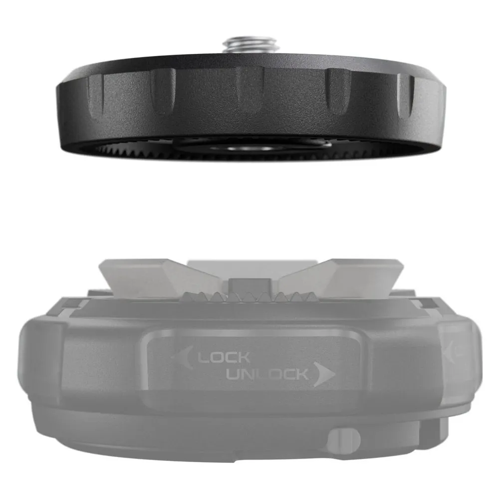 Platte Manfrotto XChange Plate Aluminium Schwarz 20 kg 63 mm 85 g