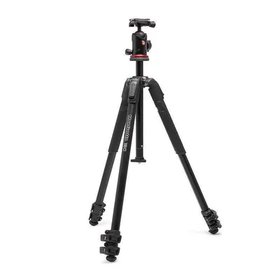 Stativ Manfrotto MK190X3 Aluminium mit 496Arca Kugelkopf, 10 kg Traglast