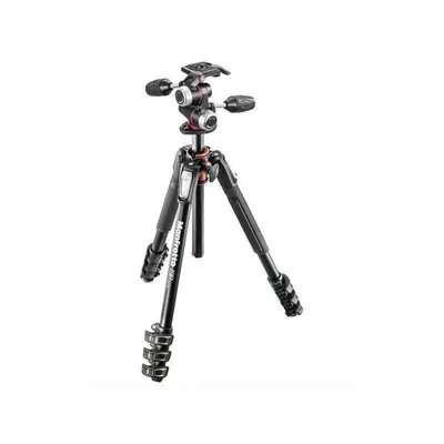Stativ Manfrotto MK190XPRO4-3W Aluminium 4 Abschnitte 3D-Gelenk 173 cm 6 kg