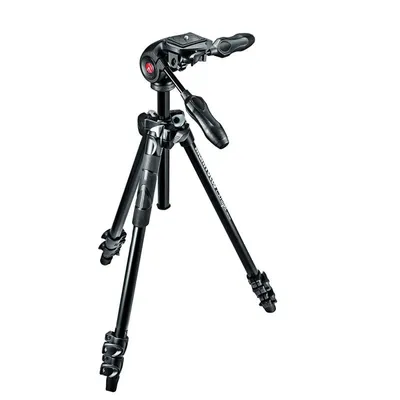 Manfrotto MK290LTA3-3W Stativ Digitale Film/Kameras 3 Bein(e) Schwarz