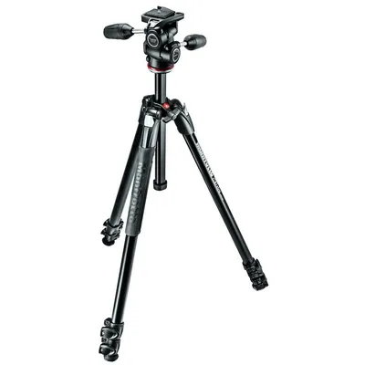 Manfrotto MK290XTA3-3W Stativ Digitale Film/Kameras 3 Bein(e) Schwarz