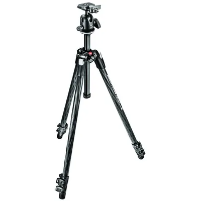 Manfrotto MK290XTC3-BH Stativ Digitale Film/Kameras 3 Bein(e) Schwarz