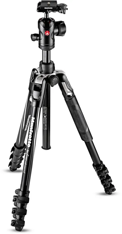 Manfrotto MKBFRLA4BK-BH Befree Advanced Alu Reisestativ Kit QPL